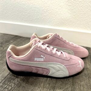 Puma Pink and White Classic Speedcat